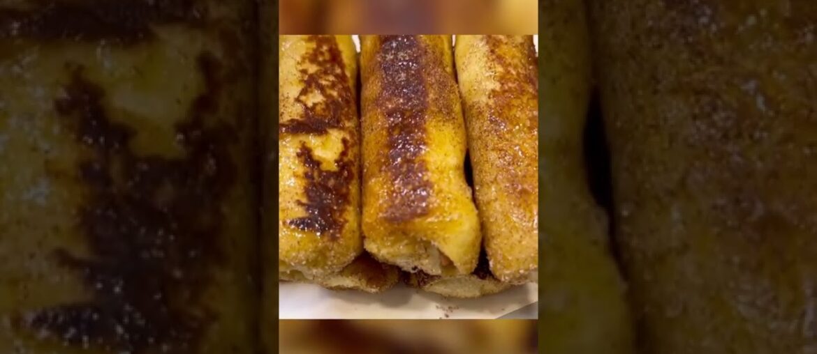 Strawberry Cheesecake French Toast Roll ups | French Toast | Breakfast #shorts