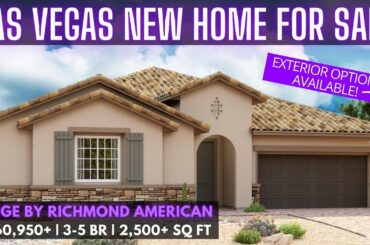 Las Vegas New Home for Sale | Tour the PAIGE at Somerston Ridge | 3-5 BR | 2,500+ Sqft $660K