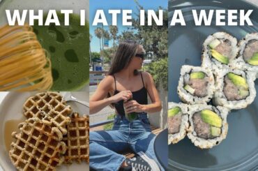 WHAT I ATE IN A WEEK TO FEEL GOOD: healthy breakfast, lunch & dinner recipes | Katelynn Nolan