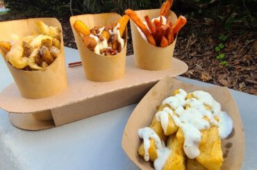We Try The NEW Fry Flight At EPCOT Food & Wine Festival