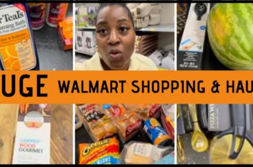 HUGE WALMART GROCERY, CLOTHING, HAIR & MORE PLUS HAUL / COME SHOPPING WITH ME / SHYVONNE MELANIE TV