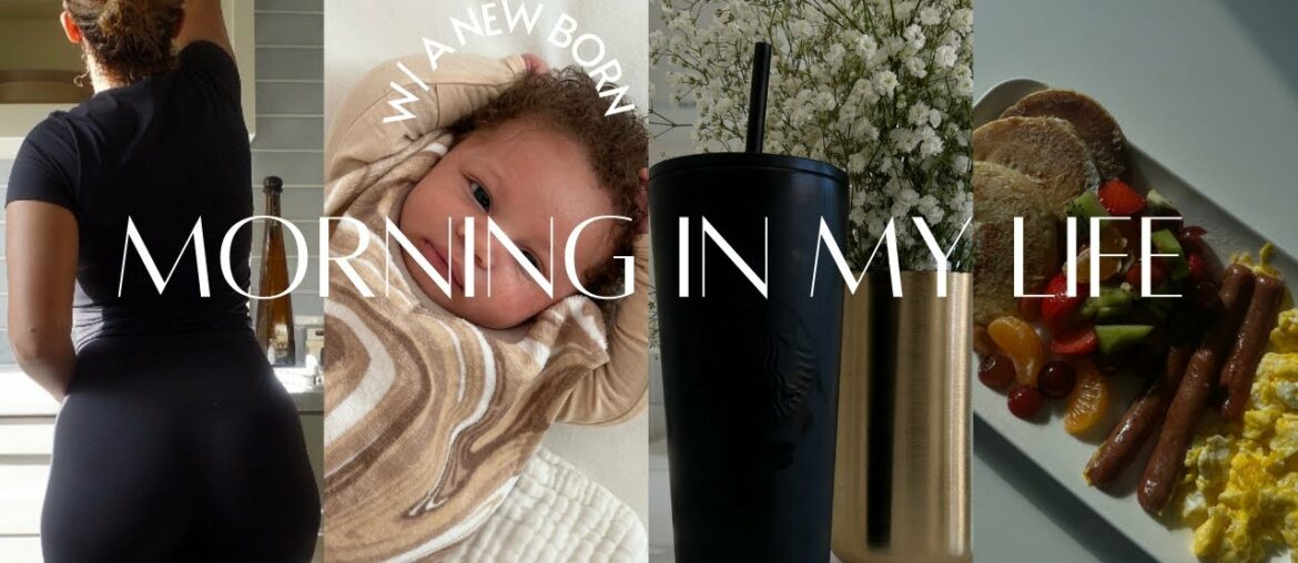 REALISTIC MORNING IN MY LIFE W/ A NEWBORN| MORNING ROUTINE MCKENNAWALKER