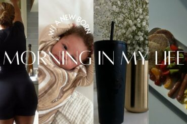 REALISTIC MORNING IN MY LIFE W/ A NEWBORN| MORNING ROUTINE MCKENNAWALKER