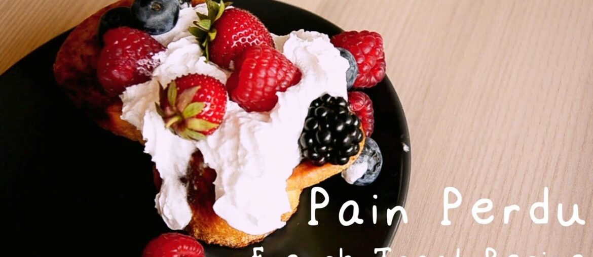 Pain Perdu | Best French Toast Recipe - EASY, NO BAKE, NO SUGAR, NO MILK / DAIRY-FREE / SUGARFREE