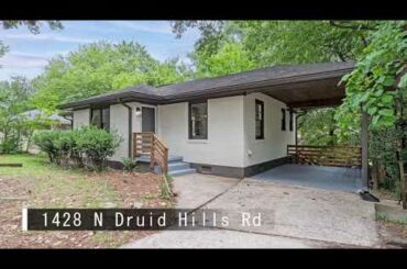 1428 N Druid Hills NE. Brookhaven, GA. 30319