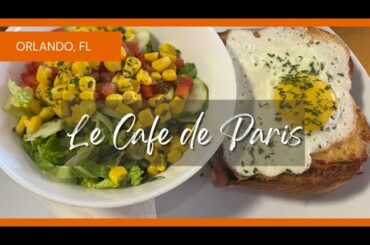 Le Cafe de Paris- Orlando Dining Review- A Little Piece of France Right in Orlando