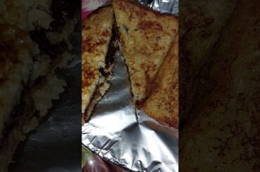 Nutella French toast #shorts #viralshorts #youtubeshorts #food #cooking #recipes @Aroosha's World