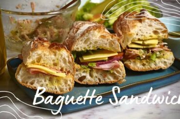 Baguette sandwich | 3 easy ways | French & Italian | Cheesy & meaty