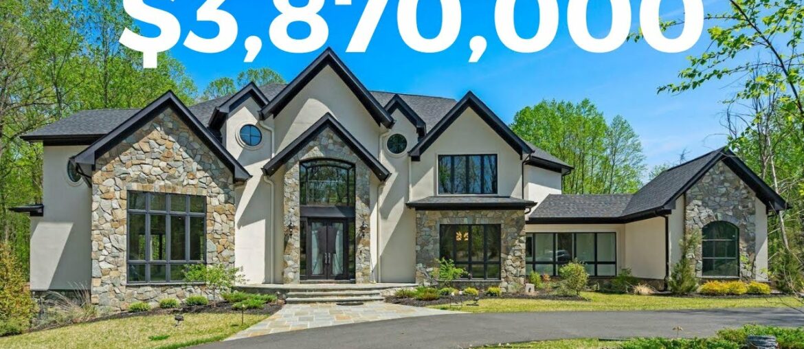 Inside a $3,870,000 Contemporary French Chateau-Style Residence - Virginia