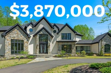 Inside a $3,870,000 Contemporary French Chateau-Style Residence - Virginia