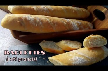 French Baguettes  Bread | Roti Prancis recipes | 3 ingredients | you can make easy at home!