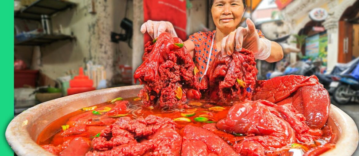 Blood Red Jellyfish!! EXTREME Vietnam Street Food!! Blood Red Jellyfish!! EXTREME Vietnam Street Food!!