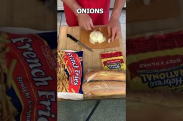 How To Grill Italian Hot Dogs for 6 for less than $11.00 in the Grillie #Shorts