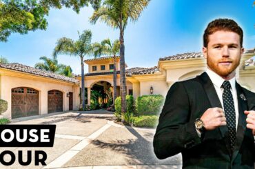 Inside CANELO ALVAREZ's $5,500,000 San Diego Mansion | House Tour