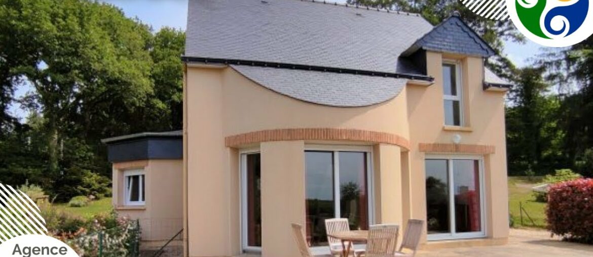 FRENCH HOMES FOR SALE - Contempory 4-5 bedroom house near the Guerledan lake