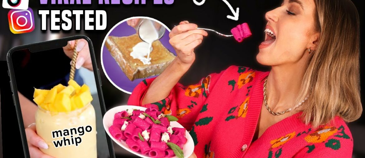 Testing VIRAL RECIPES that INSTAGRAM & TIKTOK made me try!!