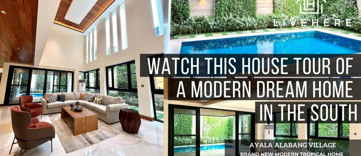 Stunning Brand New Modern Tropical Design Home for Sale in Ayala Alabang Village Stunning Brand New Modern Tropical Design Home for Sale in Ayala Alabang Village