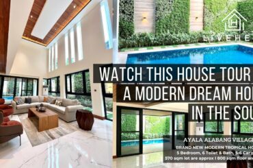 Stunning Brand New Modern Tropical Design Home for Sale in Ayala Alabang Village