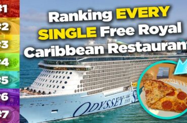 Ranking EVERY SINGLE Free Restaurant on a Royal Caribbean cruise ship