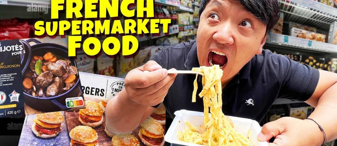 Eating ONLY French FROZEN SUPERMARKET FOOD for 24 HOURS in Paris & it’s AMAZING! Paris CHEAP EATS Eating ONLY French FROZEN SUPERMARKET FOOD for 24 HOURS in Paris & it’s AMAZING! Paris CHEAP EATS