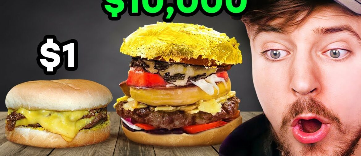 $1 Burger vs $10,000 Burger! $1 Burger vs $10,000 Burger!