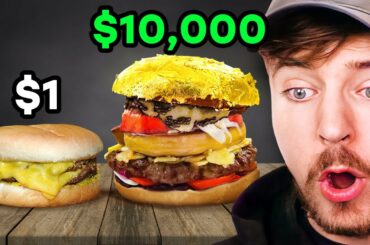$1 Burger vs $10,000 Burger!