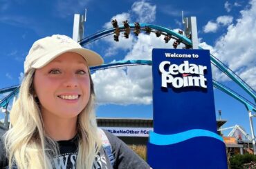 Cedar Point MY FIRST TIME! Steel Vengeance, Maverick, Millenium Force, Night Beach Party & MORE!