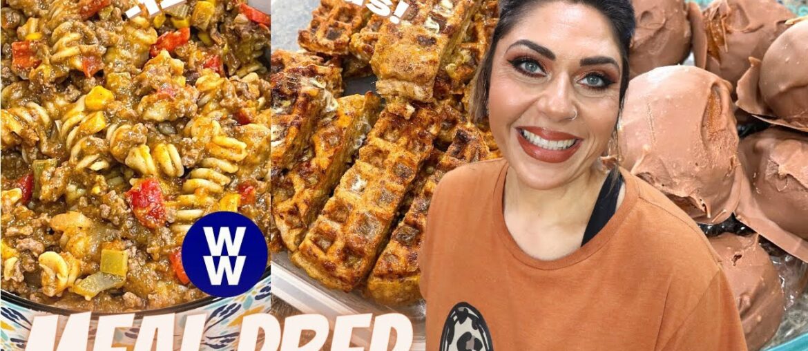 LOW POINT WW MEAL PREP FOR WEIGHT LOSS – CHAFFLE FRENCH TOAST STICKS – PB BALLS- CHEESY TACO PASTA! LOW POINT WW MEAL PREP FOR WEIGHT LOSS - CHAFFLE FRENCH TOAST STICKS - PB BALLS- CHEESY TACO PASTA!