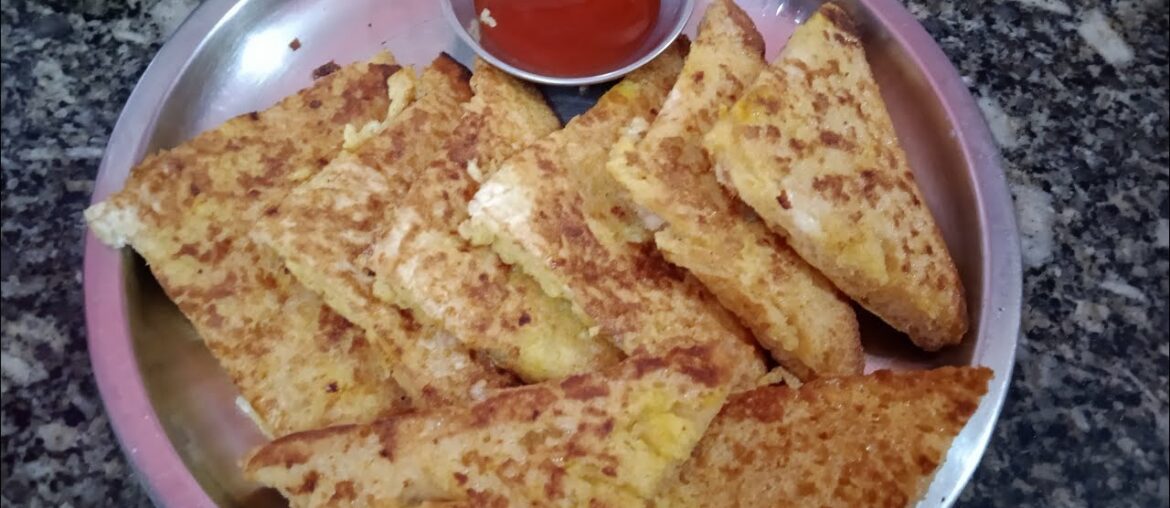 french egg toast recipe with secret masala/breakfast recipe/vlogger anjali