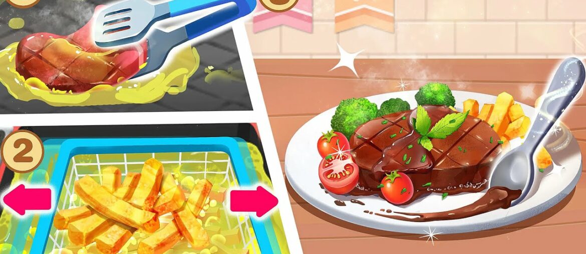 Little Panda's French Restaurant – Cook Delicious Food For Your Customers – Babybus Game Video Little Panda's French Restaurant - Cook Delicious Food For Your Customers - Babybus Game Video