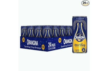 Orangina - Citrus Sparkling Juice Beverage - Light Pulp - Original Imported European French Recipe