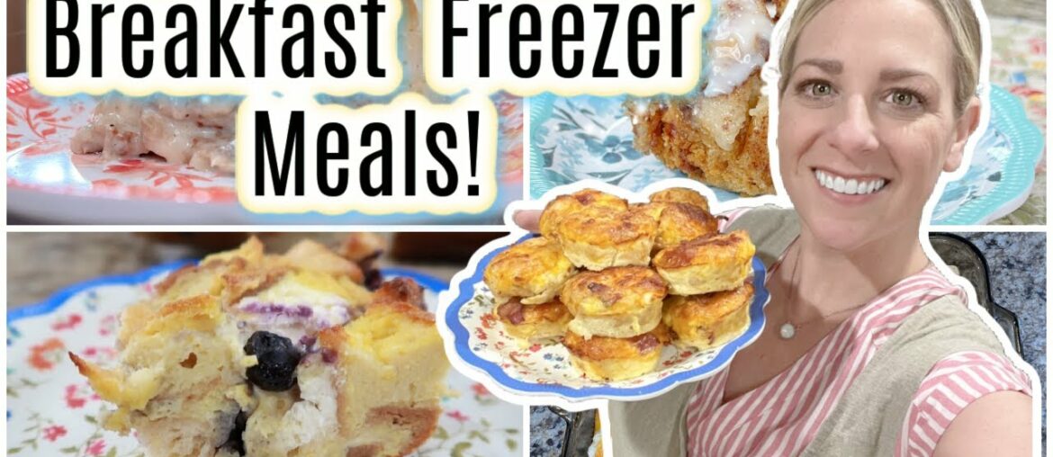 Make Ahead Breakfast freezer meals Perfect For Back To School! Make Ahead Breakfast freezer meals Perfect For Back To School!