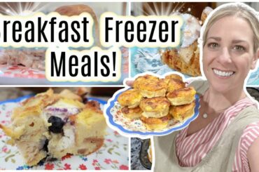Make Ahead Breakfast freezer meals Perfect For Back To School!