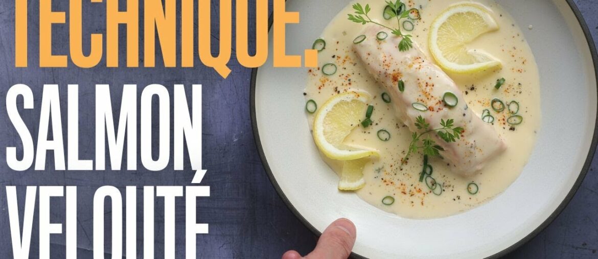 How to make a velouté sauce with salmon or other fish | Quick method