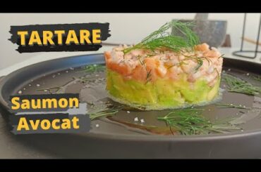 Recette gastronomique FACILE - RAPIDE - PAS CHERE : Tartare Saumon avocat