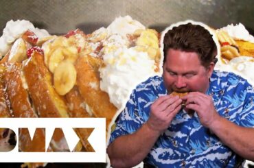 Casey Vs 4LB French Toast Challenge | Man V Food