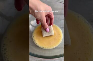 Cinnamon roll french toast bites! Tutorial