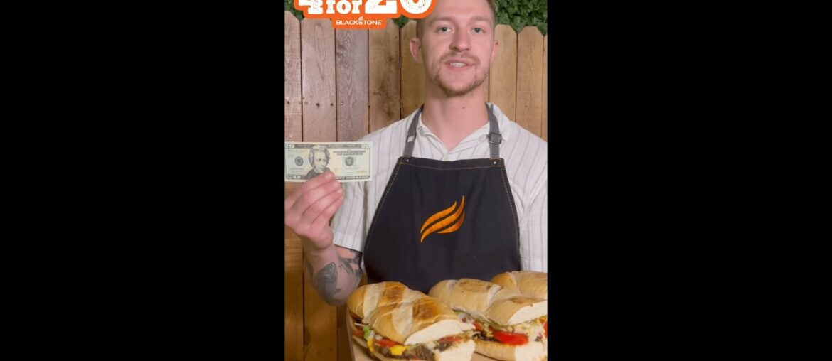 $20 Chopped Cheese |  Blackstone Griddle