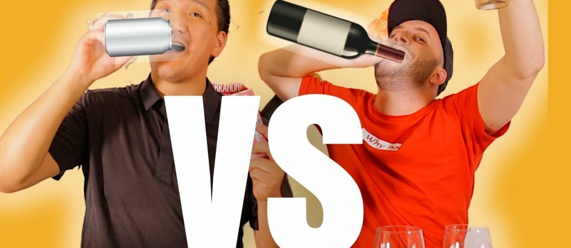 CANNED WINE vs Wine in Bottle CANNED WINE vs Wine in Bottle