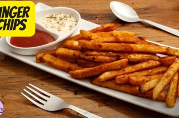Finger Chips Recipe | Homemade Crispy French Fries Recipe | Crispy Fries | Shorts | Mom's Kitchen