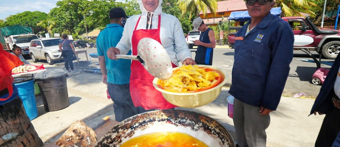 Epic NICARAGUAN STREET FOOD & Seafood Tour of San Juan del Sur, Nicaragua!!