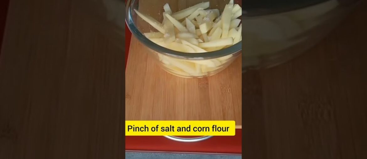 How to make McDonald's French fries at home|Easy French fries recipe|#shorts #recipe