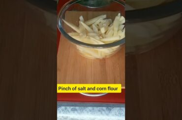 How to make McDonald's French fries at home|Easy French fries recipe|#shorts #recipe