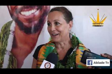 FRENCH AMBASSADOR ENSTOOLED DEVELOPMENT QUEEN MOTHER OF OSU WITH STOOL NAME NAA NORLEY OWAA-OMAN I