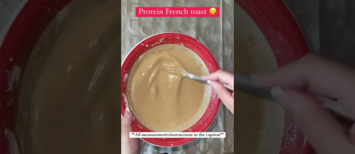 Protein French toast #fitness #healthy #recipe #healthyrecipes