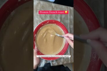 Protein French toast #fitness #healthy #recipe #healthyrecipes