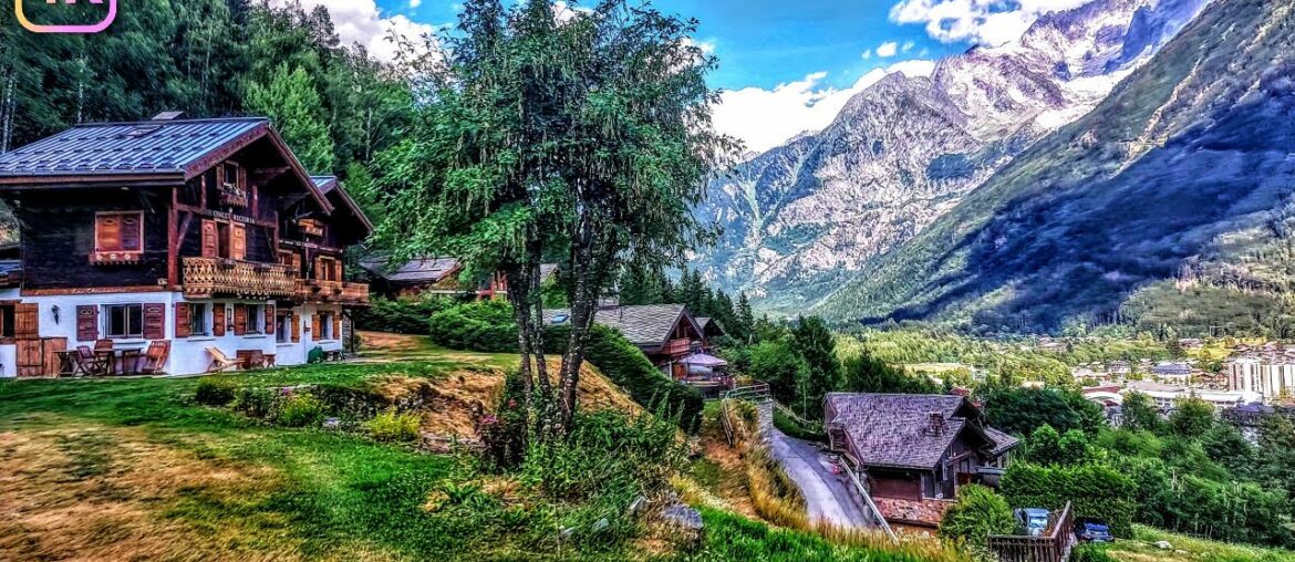 Chamonix-Mont-Blanc, the 'World Capital of Mountaineering', Breathtakingly Beautiful Old Town 4K UHD