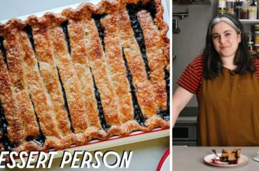 The Most Delicious Blueberry Pie With Claire Saffitz | Dessert Person
