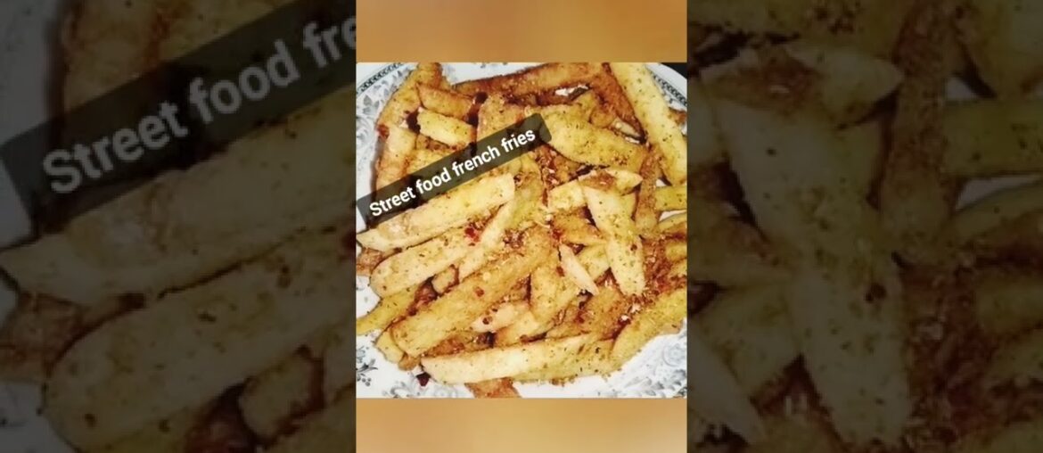 I m eating food street french fries at home #youtubeshorts