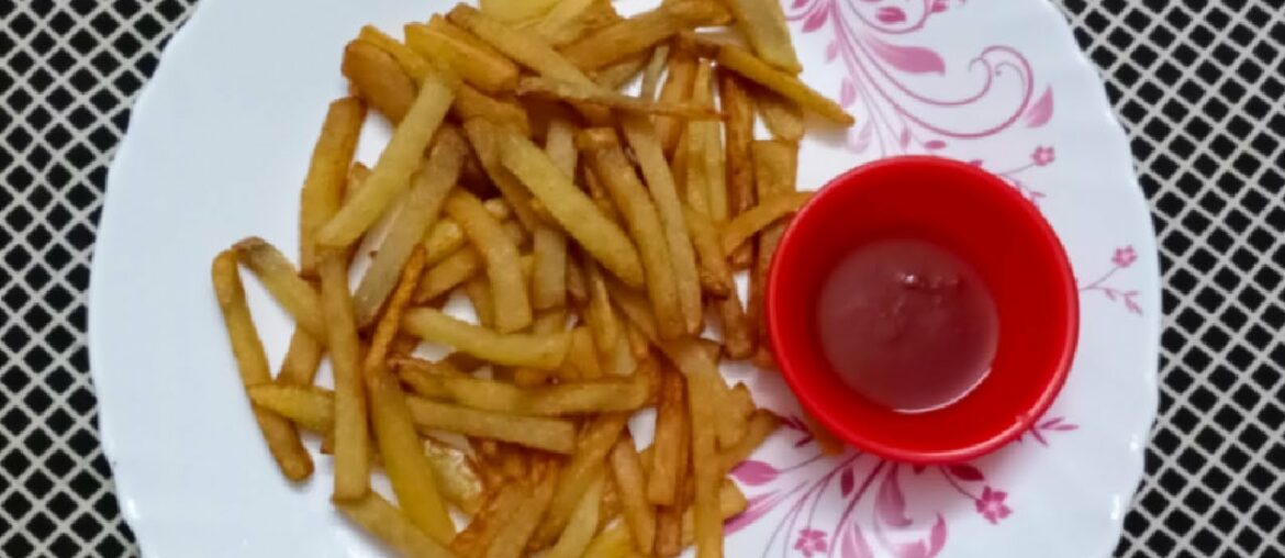 French fries recipe | Crispy french fries | How to make french fries at home | Potato fries | Snacks